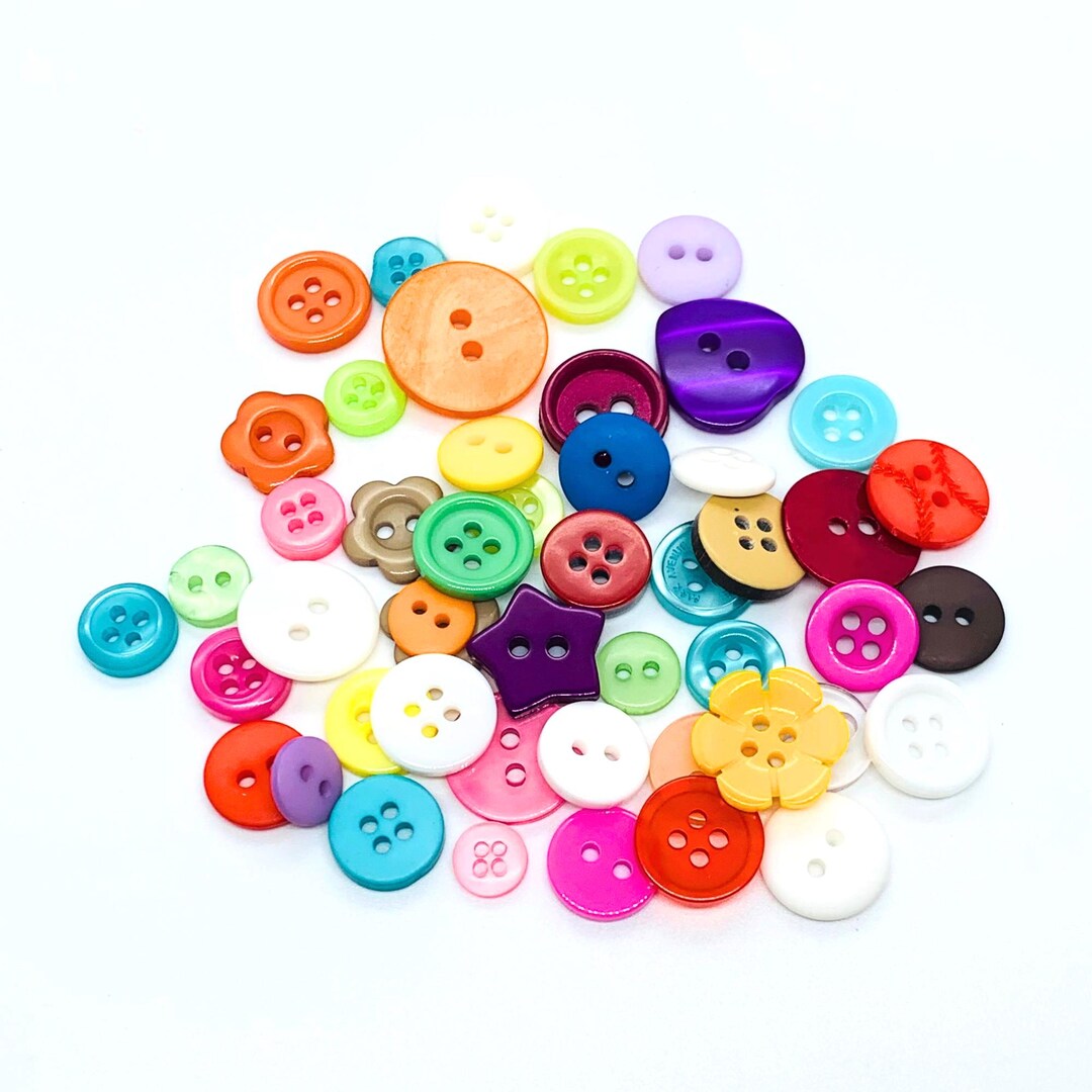 Small Round Buttons Small, Round, Buttons. Variety of Colors and Patterns. Listing is for ...