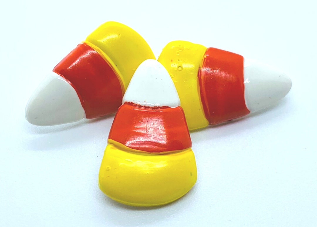 Candy Corn Buttons Halloween Button Halloween Candy Corn Etsy