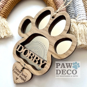 Dog memorial gift, Rainbow Bridge, Pet Sympathy Gift, Pet Loss Gift, Dog Loss, Pet Memorial Gift, Dog Lover Gift, Dog decoration,