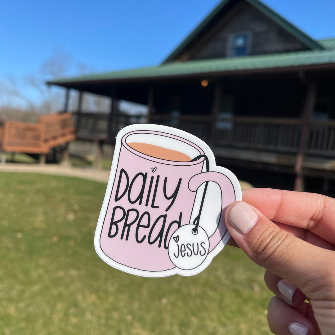 Daily Bread Vinyl Sticker Etsy.de