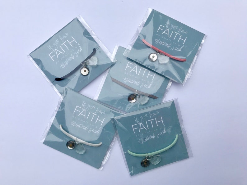 Faith Bracelet Mustard Seed Bracelet Etsy