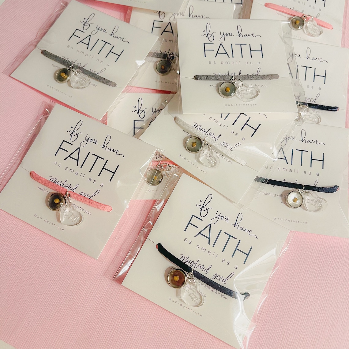 Faith Bracelet Mustard Seed Bracelet Etsy