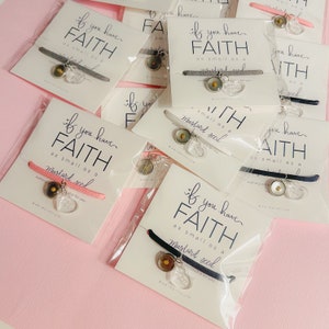 Faith Bracelet - Mustard Seed Bracelet - Etsy