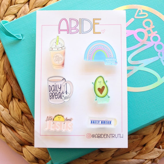 Abide In Me {Acrylic Pins} Abide In Me {Acrylic Pins}