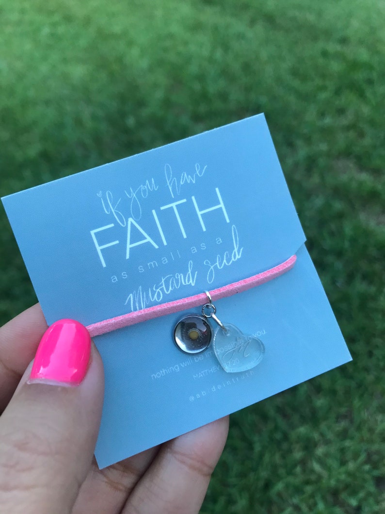 Faith Bracelet Mustard Seed Bracelet Etsy