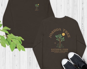 Sweat-shirt du parc national de Joshua Tree : col rond en mélange de coton biologique