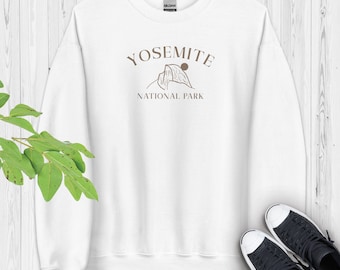 Yosemite National Park Sweatshirt: Hiking Camping Crewneck