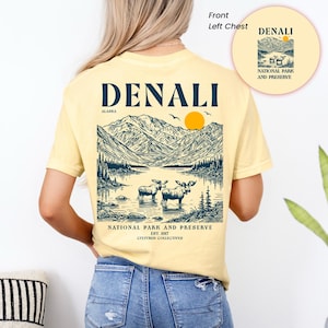 Denali National Park Tee | Adventure Awaits with this Soft Cotton Shirt | Perfect Gift for Nature Lovers & Travelers