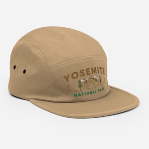 Yosemite National Park Camper Hat, National park hat, gift for her, gift for him, California hat, outdoor hat, hiking