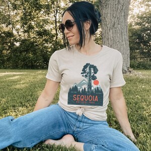 Sequoia National Park Shirt, Sequoia National Park, Gift Vintage Style T-Shirt, Camping tee, California tShirt
