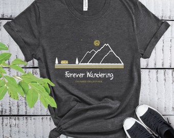 Wandering Shirt: Adventure Camping Road Trip Tee