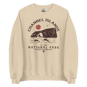 Channel Island Sweatshirt, National Park Sweatshirt, California National Park Crewneck, Dolphin Crewneck