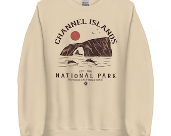 Channel Islands National Park Sweatshirt: California Dolphin Crewneck