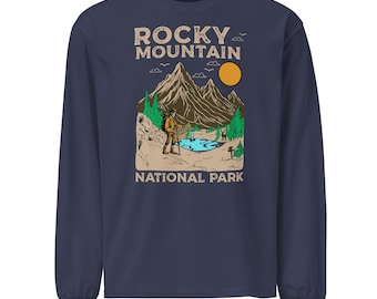 Colorado Shirt, Rocky Mountain National Park Shirt, Colorado Long Sleeve Tee, National Park Gift, Rocky Mountain Long Sleeve Shirt