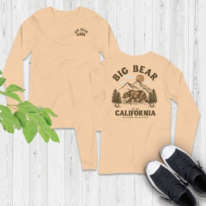 Big Bear Lake California Long Sleeve Tee: Hiking Camping Shirt