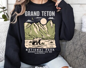 Grand Teton nationalpark tröja: Wyoming souvenirgåva