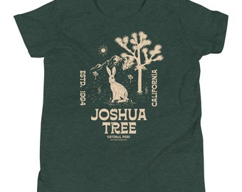 Kids Joshua Tree Shirt, Youth National Park Shirt, Vintage T-shirt, Camping Shirts, Joshua Tree Hiking Road Trip Tee