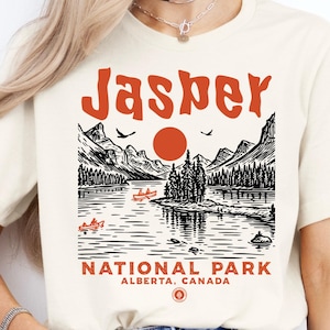 Jasper National Park T-Shirt: Eco-Friendly Hiking Tee