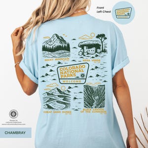Colorado National Parks T-Shirt: Rocky Mountain Vacation Souvenir
