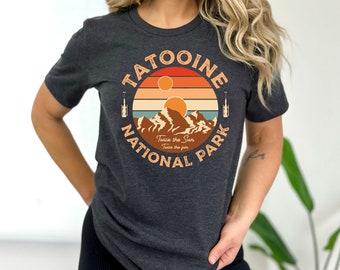 Tatooine nationalpark t-shirt, Star Wars-tröja, Tatooine t-shirt, Tatooine nationalpark, Disney-tröja, Tatooine-tröja, Star Wars-presenter