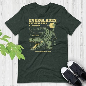 Everglades National Park Shirt, National Park Shirt, Florida t-Shirt, Vintage-Style t-shirt, Road Trip, Vacation Tee