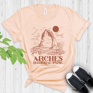 Arches National Park Shirt, Arches Utah T-Shirt, Hiking Camping tee, National Park Shirts