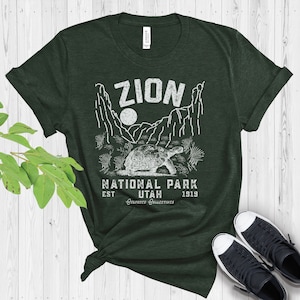 Zion National Park Shirt, Zion Park Tee, Camping Hiking Road Trip T-Shirt, National Park Shirt, National park in Utah