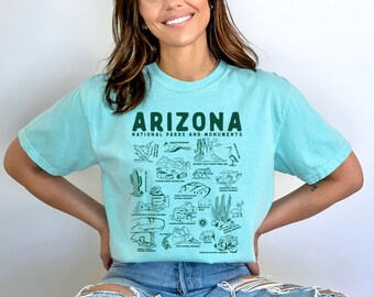 Arizona National Parks T-Shirt: Southwestern Road Trip Tee