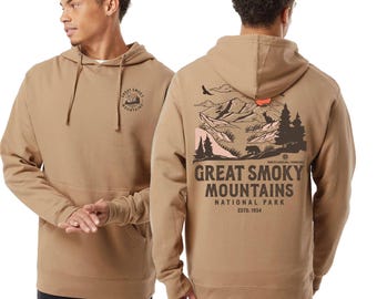 Great Smoky Mountains Hoodie, Tennessee National Park Sweatshirt