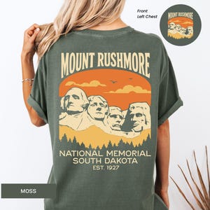 Mount Rushmore Shirt Black Hills Gift South Dakota Traveler Crewneck National Park Gift Family Vacation Shirt Mt Rushmore National Memorial