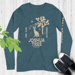 Joshua Tree National Park Long Sleeve Tee, Joshua Tree National Park Shirt | Camping Long Sleeve Shirt