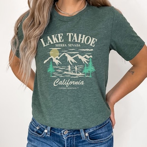 Lake Tahoe T-Shirt: Scenic Mountain Tee, Nature Lover Gift