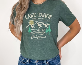 Lake Tahoe T-Shirt: Scenic Mountain Tee, Nature Lover Gift