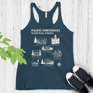 Camiseta de tirantes de los Parques Nacionales del Pacífico Noroeste: regalo de PNW