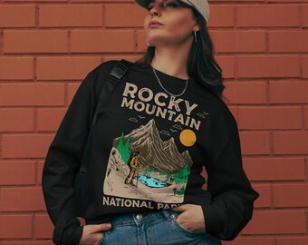 Rocky Mountain National Park Long Sleeve Tee: Colorado Hiking Shirt