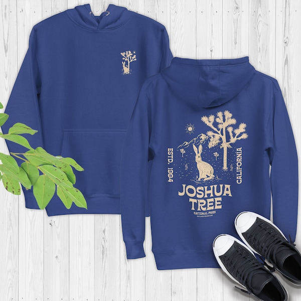 Joshua Tree Hoodie, California Hoodie, National Park Shirt, Vintage Camping Clothing, Joshua Tree