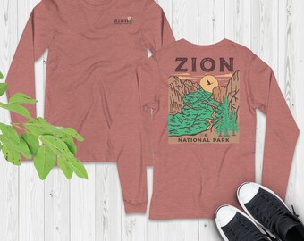Zion National Park långärmad tröja: Utah Graphic Tee