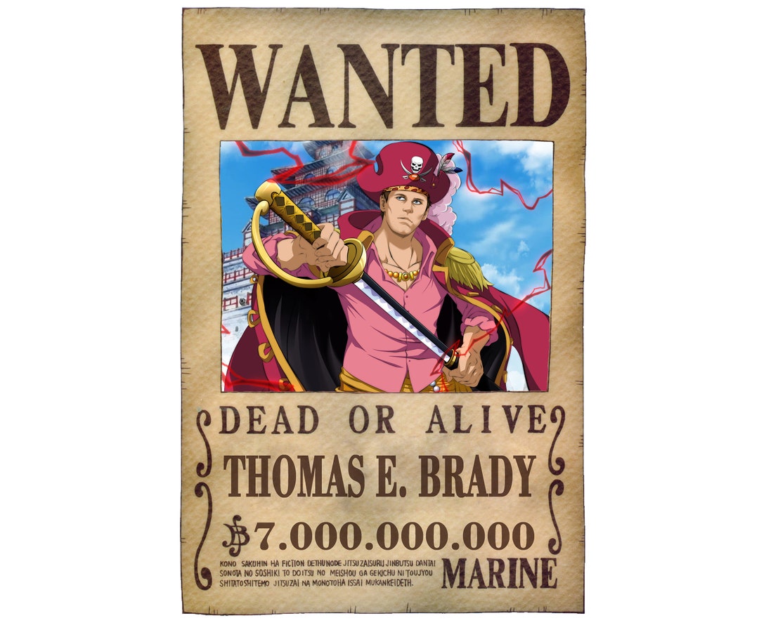 Custom Anime One Piece Portrait , Custom Anime One Piece Wanted Poster