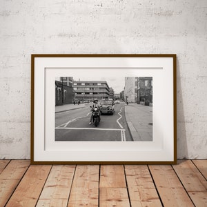 london street photography, the knowledge, play on words, black cab, taxi, a to z, fine art, giclee, print only, black and white,