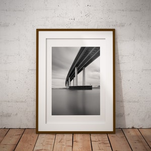 underpass, motorway, long exposure, minimalist, essex, black and white, fine art, giclee, print only