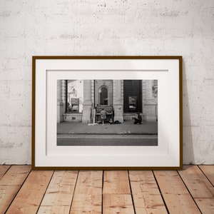 Brighton street photography, busker, street performer, pianist, fine art, giclee, print only