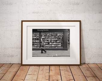 london street photography, bookish, books, fine art, giclee, print only, black and white,