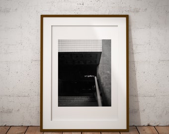 London street photography, Barbican Centre, brutalist, architecture, fine art, film, medium format, 120, pentax, 6x7, giclee, print only,