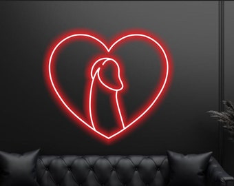 Letrero de neón "Amor de Pene" para sex shop y club de striptease. Decoración LED de pene para despedida de soltera o regalo gay.