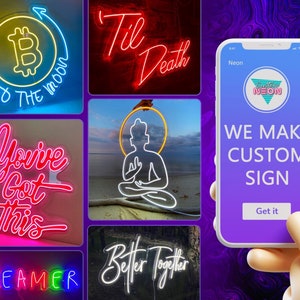 Custom Neon Sign | Neon Sign | Wedding Neon Sign | Led Neon Sign | Name Neon Sign | Neon Signs | LED Sign