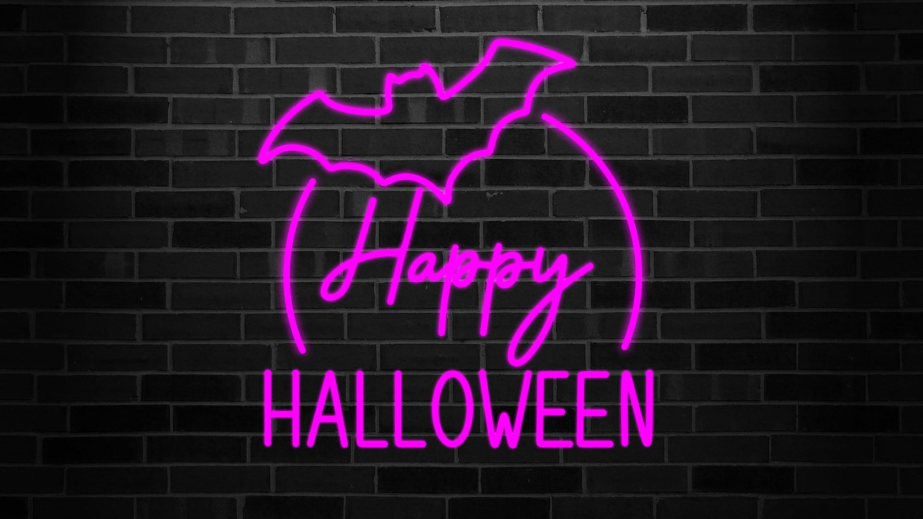 Happy Halloween Neon Sign Halloween lights halloween | Etsy