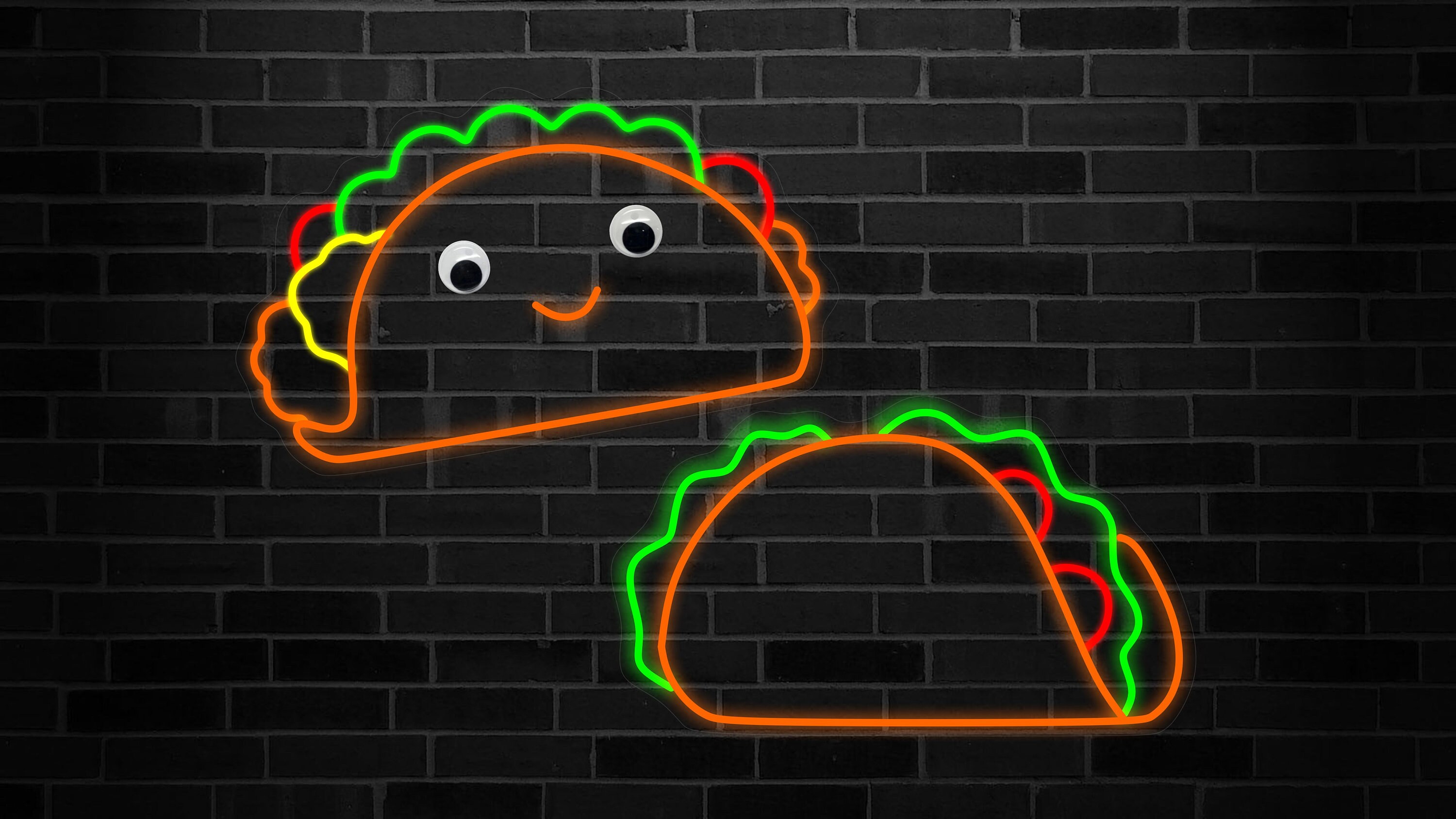 Taco Neon Signs Taco gifts Taco party Neon Lights Neon | Etsy