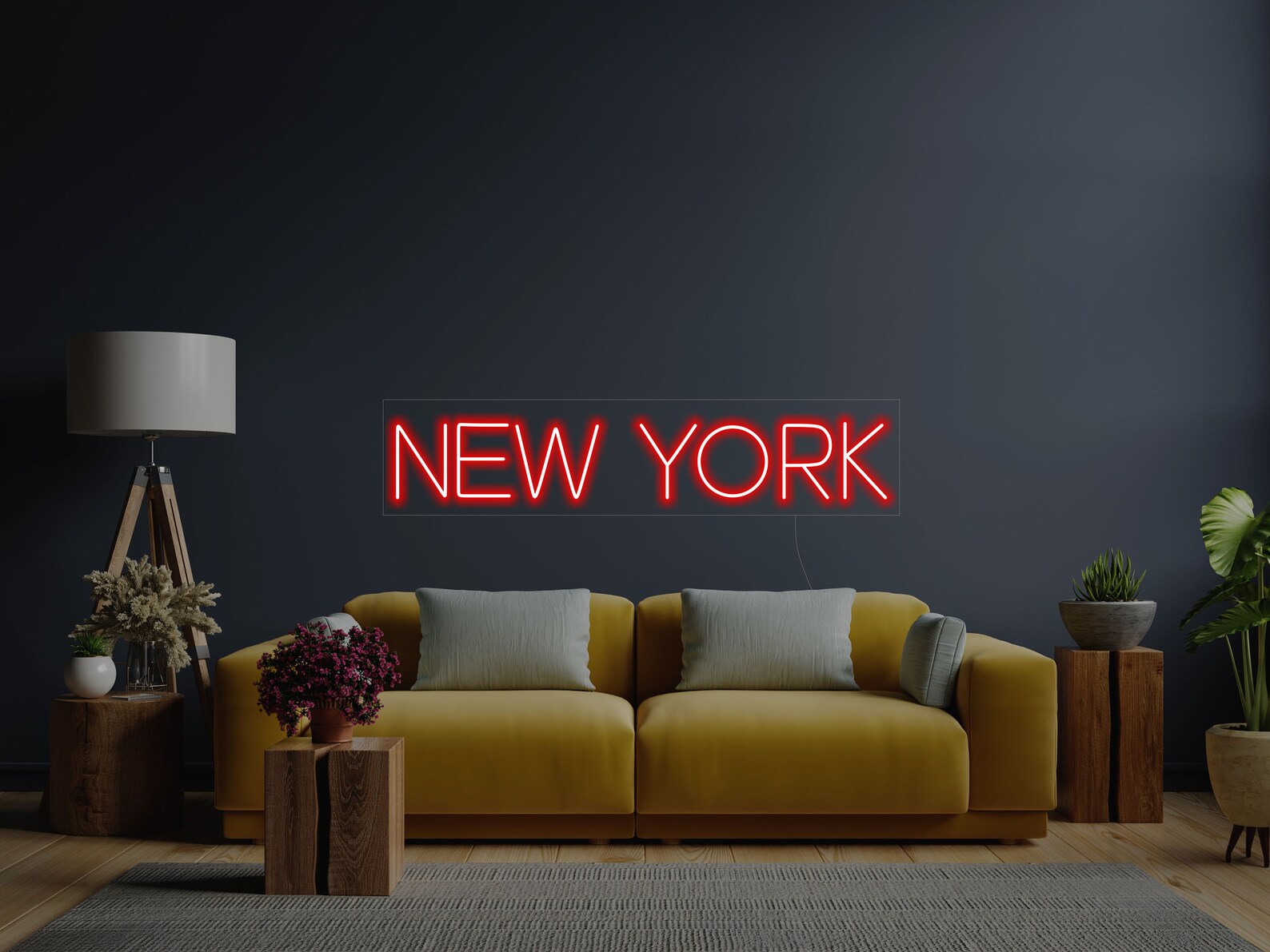 New York Neon Sign New York Wall Art Apartment Decor Neon Etsy