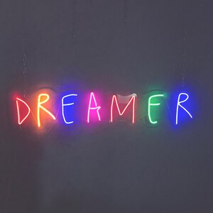 Träumer Neon Leuchtreklame für Schlafzimmer Dekor. Geführtes Schild für Salon
