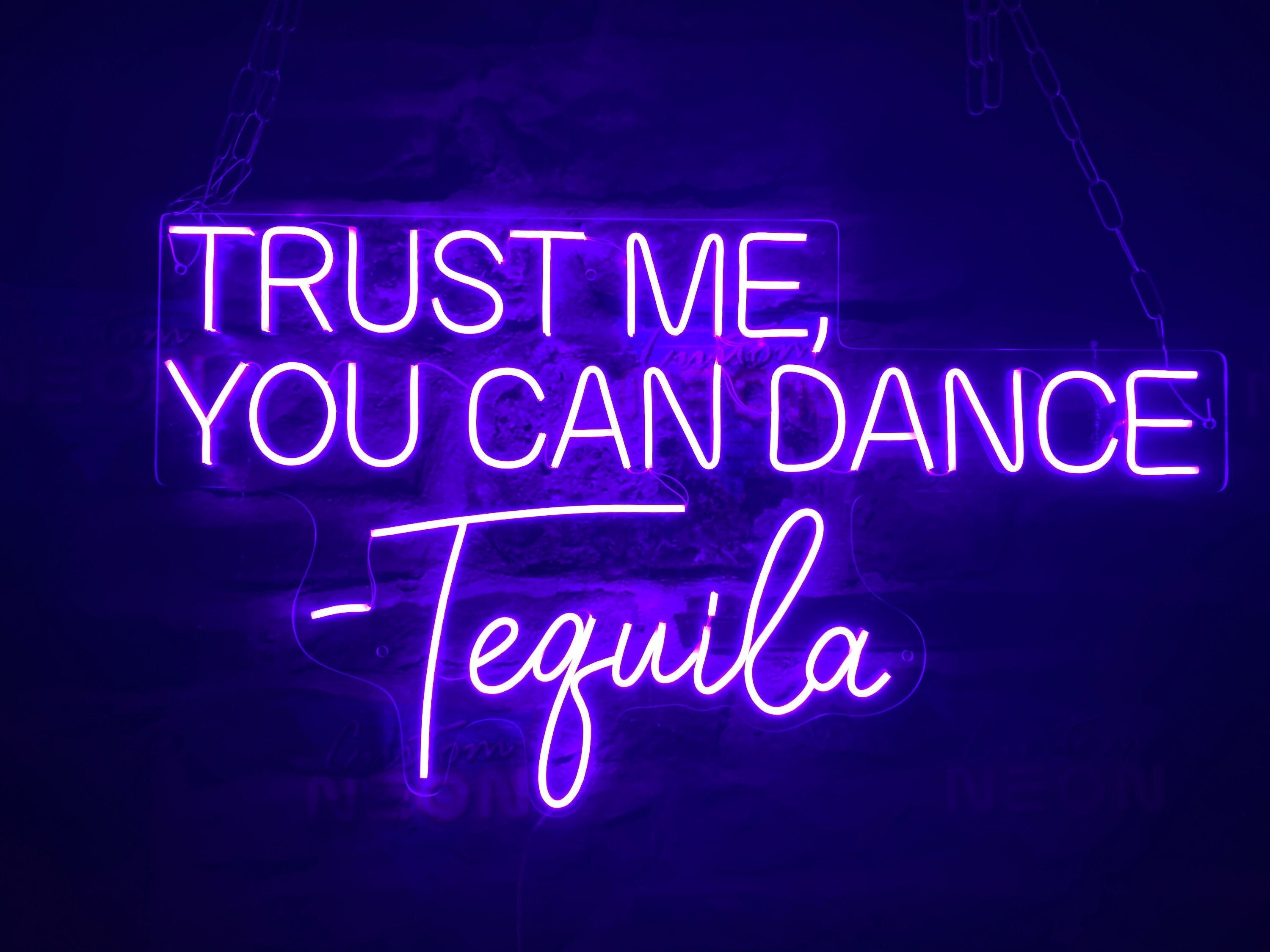 Tequila light cheap up sign